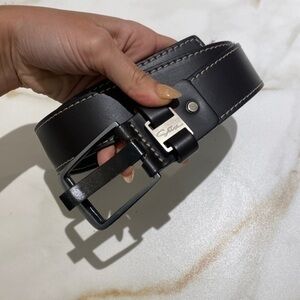 Men’s belt dark brown 39”